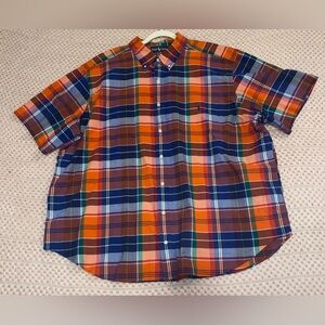 Ralph Lauren Men's Vibrant Plaid Button-Down Shirt